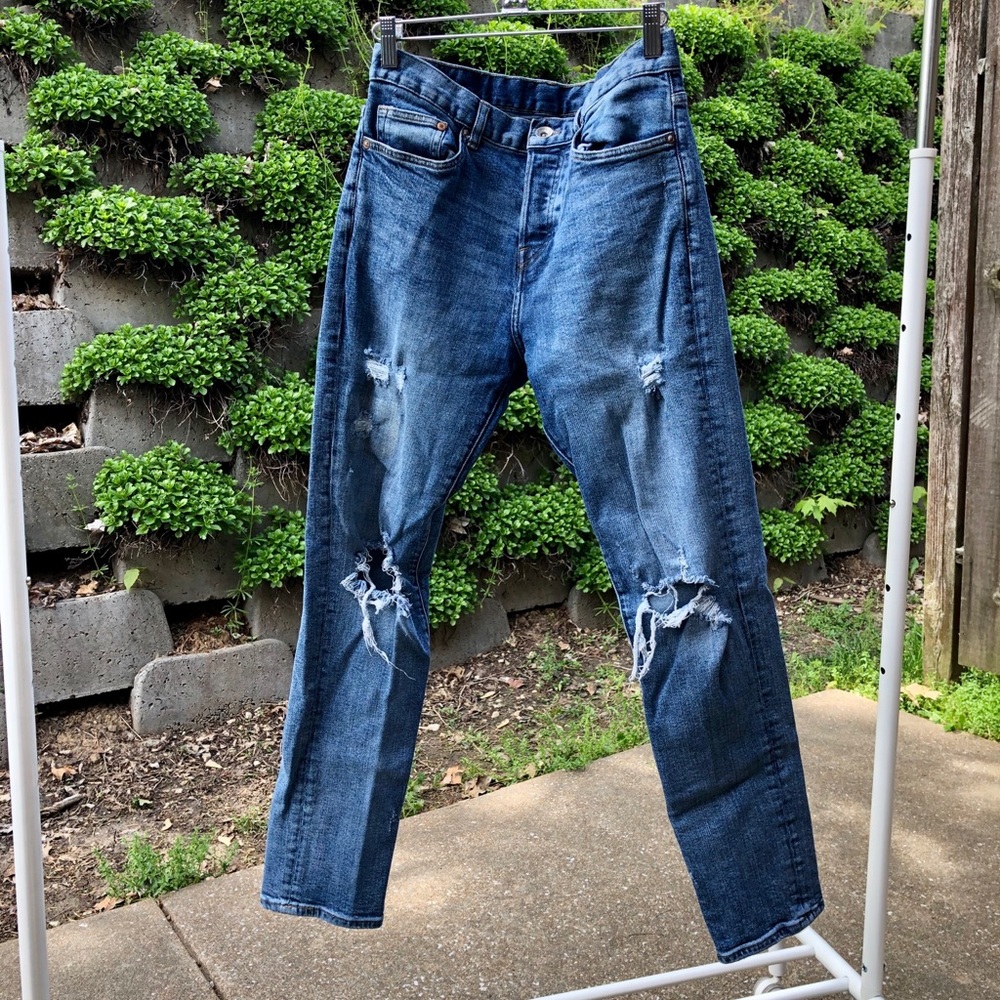 Men’s relaxed skinny denim